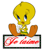 Gif animé je t'aime  Titi